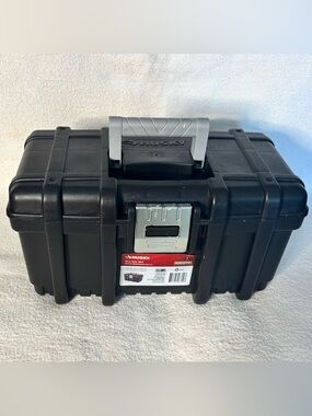Sky Red and Black Tool Box Packaging Label